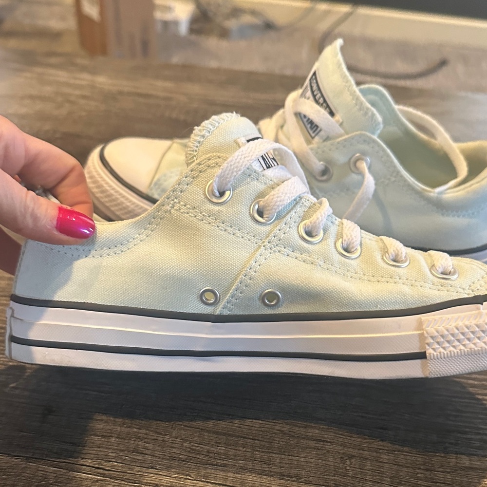Converse Light Blue All Star Sneakers - Picture 7 of 10